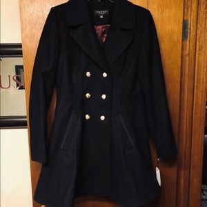 Laundry-Shelli Segal-Black Peacoat fit and flare
